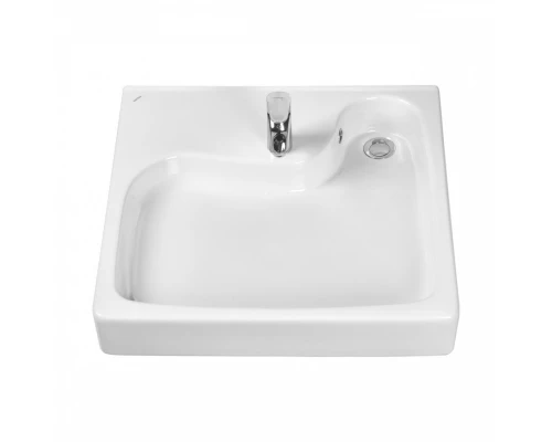 КЛИО Умывальник 51,5/63 см. над стир.машиной, в компл.крепление и сифоном, хр.кольцо, САНТЕК