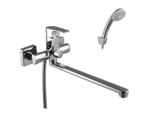 Plus_Factor Смеситель для ванны, плоск.пов.излив 300мм, р/ОД, хром, LM, LM1651C