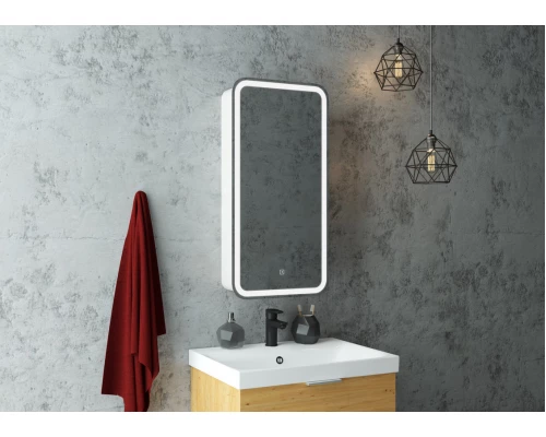 Зеркало-шкаф Elliott LED 400х800 правый
