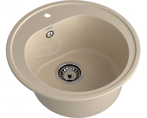 GRANFEST Мойка композит RONDO GF-R--510  D=510мм, кашемир