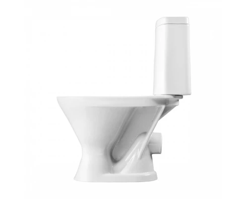 Унитаз-компакт "Грация", горизонт. вып. 2-х уров. арм., сид. полипрроп. SANTERI