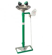 Аварийная раковина для промывки глаз из нержавеющей стали с рычагом и педалью