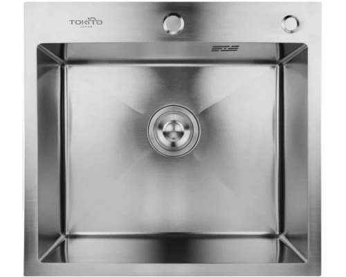 Кухонная мойка TOKITO OKA врезная 60х50 см нержавеющая сталь (TOK-OKA-6050-ST)