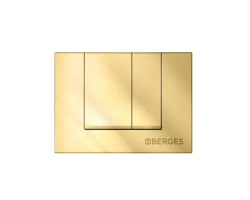 Кнопка  для инсталляции NOVUM S9, золото глянец, BERGES