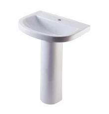 СТАНДАРТ Умывальник 56 см с отверстием, без перелива, белый ROSA