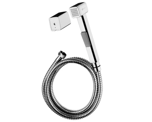 Лейка гигиеническая в комплекте шланг 1.5 м., крепление к стене, хром. LM,  LM8089C