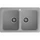 GRANFEST Мойка композит STANDART GF-S--780K  2 чаши 780*510 мм  серый арт.GF-