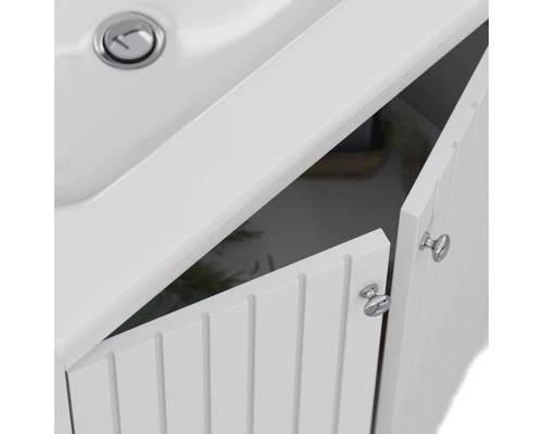 Тумба Lemark ROMANCE 80 см под 1 раковину, подвесная/напольная, 2-х дверная, цвет корпуса, фасада: Б