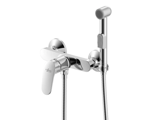 RS45 Смеситель для биде, гигиен.душ на теле, р/ОД, хром, ROS, RS45-52