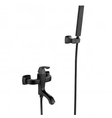 Nubira Смеситель для ванны, пов.излив 180мм лейка, р/ОД, черная бронза, LM, LM6214ORB