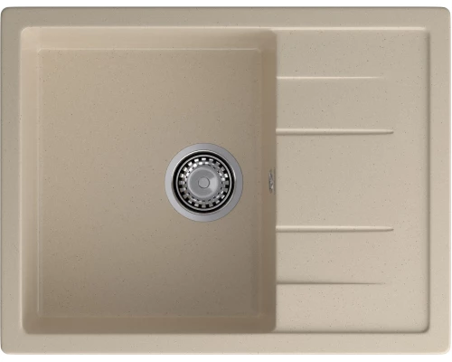 GRANFEST Мойка композит QUADRO GF-Q--650L чаша с крылом  650*500мм, кашемир