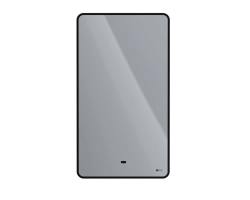 Зеркало Lemark MIOBLACK 45х80 см с интерьерной подсветкой, с подогревом