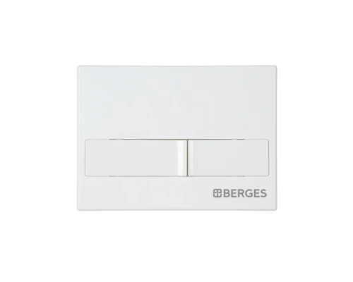 Кнопка  для инсталляции BERGES NOVUM L1, 040011 белая