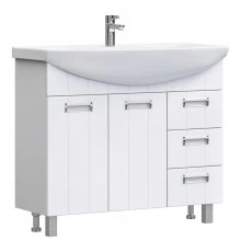 Тумба Diana 105 напольная, 2 двери, 3 ящика (раковина Стиль 105) VIGO