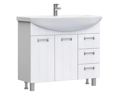 Тумба Diana 105 напольная, 2 двери, 3 ящика (раковина Стиль 105) VIGO