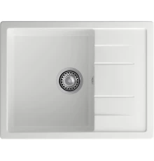 GRANFEST Мойка композит QUADRO GF-Q--650L чаша с крылом  650*500мм  иней  арт.GF-