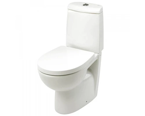 VICTORIA NORD Чаша унитаза напольного, горизонтальный выпуск, белая. ROCA