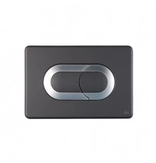 640097 Панель пневм. двойная SALINA, пластик, черный, хром глянцевый, OLI