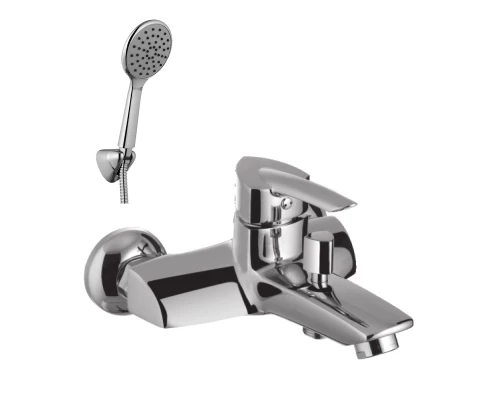 Mars Смеситель для ванны, монолит.излив 192мм лейка, р/ОД, хром, LM, LM3502C