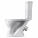 Унитаз-компакт "Ультра" косой выпуск, с кнопочной арматурой и сиденьем  SANTERI