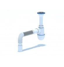 ANI Сифон 1 1/2"* 40с гибкой трубой 40х40 ANI PLAST