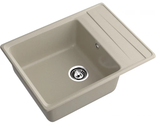 GRANFEST Мойка композит LEVEL, GF-LV-660L, чаш+кр 660*500, топаз
