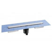 Желоб водосток C1 NORMA 900, матовый хром, S-сифон D50/105мм H50 вертикальный, BERGES