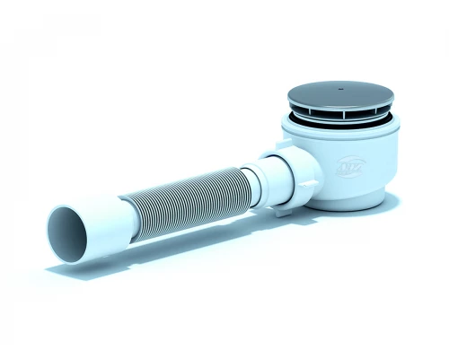 Сиф. для душ. под.1 1/2*60 с г/т 375*40/50 хром, ANI PLAST