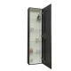 Зеркало-шкаф Mirror Box black Led 400х1600