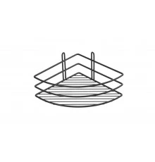 Полка угловая одноэтажная черная Fixsen FX-710B-1