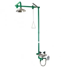 Аварийный душ и раковина для глаз установка над дверью, шт