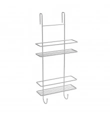 Полка для душевой кабины двухэтажная серый Fixsen FX-740-2