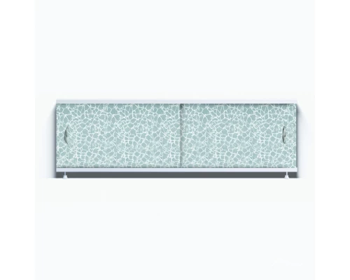 КЛАССИК Экран для ванны 150 см, полистирол,(серый камень-046), ALAVANN