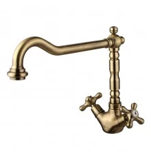 Vintage Смеситель для кухни, пов.излив 252мм, р/ДВ, бронза, LM, LM2805B