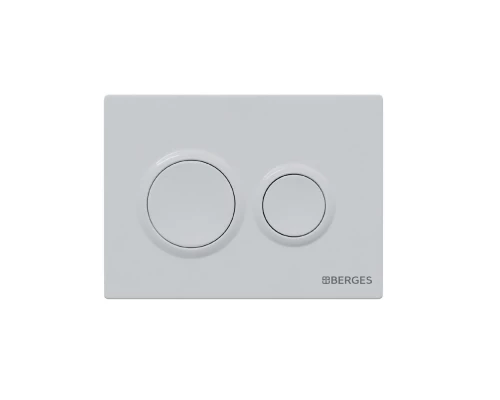 Кнопка  для инсталляции NOVUM O1, белая, BERGES