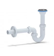 Сифон АНИ 1 1/4"*32 прямоточныйс литым выпуском. с прямой трубой 32 ANI PLAST