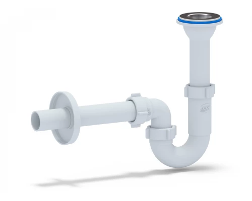 Сифон АНИ 1 1/4"*32 прямоточныйс литым выпуском. с прямой трубой 32 ANI PLAST