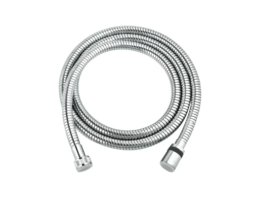 Шланг душевой двухзагибный растяжной от 1,5 до 2 м, TURN-FREE, стальной, хром. LEMARK