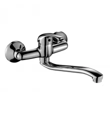 A35 Смеситель для кухни, пов.излив 267мм на стену, р/ОД, хром, ROS, A35-24