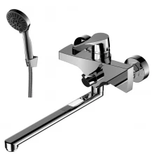 RS34 Смеситель для ванны, круг.пов.излив 350мм, р/ОД, хром, ROS, RS34-32