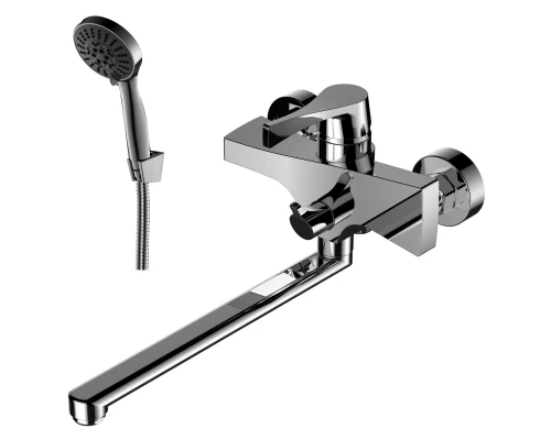 RS34 Смеситель для ванны, круг.пов.излив 350мм, р/ОД, хром, ROS, RS34-32