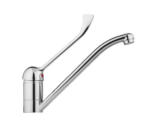 Смеситель с рычагом. Для установки на столешницу.