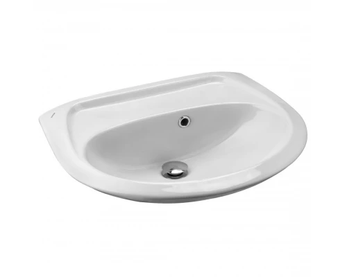 БРИЗ Умывальник б/отв. 50 см., хр.кольцо, крепление, САНТЕК