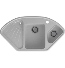 GRANFEST Мойка композит CORNER  GF-C--1040E угловая 1039*560мм  серый арт.GF-