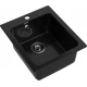 GRANFEST Мойка композит PRACTIK  GF-P--505  1-чаш. 427*505 мм  черный арт.GF-