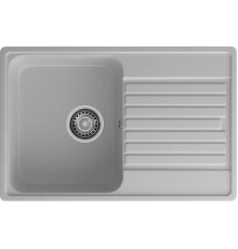 GranFest QUARZ (ECO-78) Мойка чаша+кр 740*480 (серый)