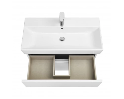 OLETA Тумба под раковину Oleta 80, 2 ящ., белый глянец