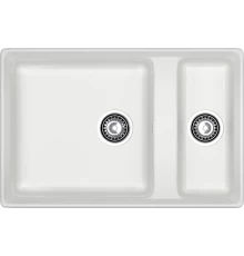 GRANFEST Мойка композит LEVEL, GF-LV-760K, 1.5-чаши 760*500, иней