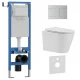 Комплект 3в1 IBERICA BLANCA инсталляция SILENCIO MINI, унитаз BURGOS ALTO белый, кнопка смыва INOX-R хром матовый (IB.001M.BRA.234.1501)
