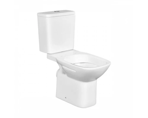 DEBBA Чаша унитаза с горизонтальным выпуском, установочный комплект, белая. (RU). ROCA